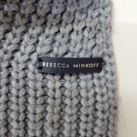 Rebecca Minkoff Gray Knit Scarf - Picture 4 of 5